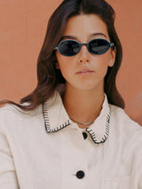 BELL - Shiny Blue/Beige topline