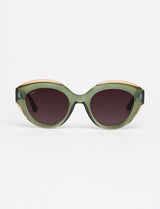 ANNE - Shiny Green/Pink