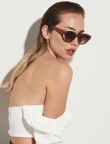 ANNE - Shiny Coconut/Beige