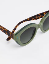 ANNE - Shiny Light Green/Deep Green