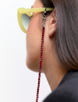 CADENA - Burgundy Crystal Chain