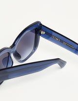 GINEVRA - Tricolour Shiny Blue/Light Blue/Beige