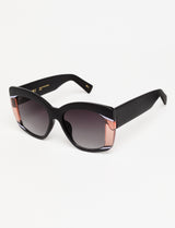 GINEVRA - Rubber Tricolour Black/Pink/Violet