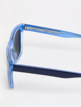 JULES - Shiny solid Dark blue/ Cristal Blue Polarized