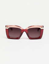 MALI - Shiny Tricolor Red/Pink/Beige