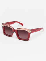MALI - Shiny Tricolor Red/Pink/Beige