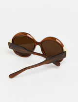 MARVEL - Shiny Cognac / Beige
