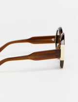 MARVEL - Shiny Cognac / Beige