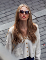 MELVILLE - Bicolor Shiny Coconut