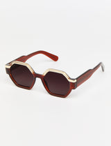 VALETTE - Shiny Caramel / Beige topline Polarized