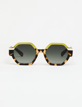 VALETTE - Tricolor Green Tortoise/Green/Beige