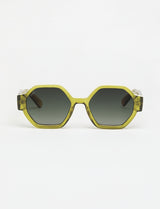 VALETTE - Shiny Olive Green/Beige Topline