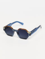 VALETTE JR. II - Tricolor Vintage Tortoise / Blue / Beige
