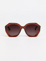 VEGA - Shiny Cognac / Beige Topline