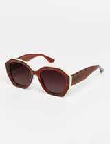 VEGA - Shiny Cognac / Beige Topline