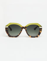 VEGA - Tricolor Green Tortoise/Green/Beige