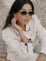 BELL - Shiny Olive Green/Beige topline