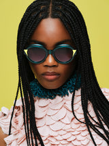 KORA - Bicolour Shiny Green / Yellow