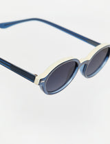 BELL - Shiny Blue/Beige topline