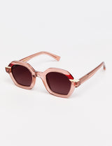 DALIA - Tricolor Shiny Pink / Red / Beige