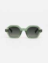 DALIA - Tricolor Shiny Green / Olive / Beige