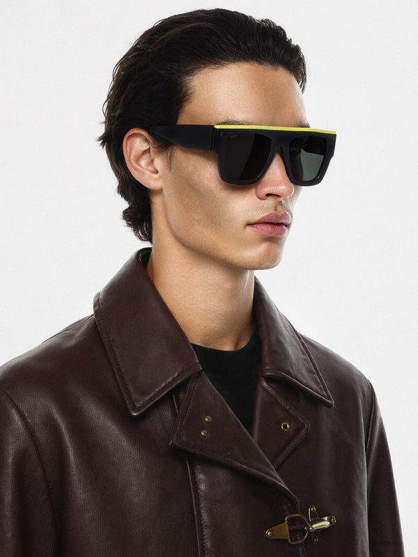 SOLEIL II - Rubber Black/Yellow topline