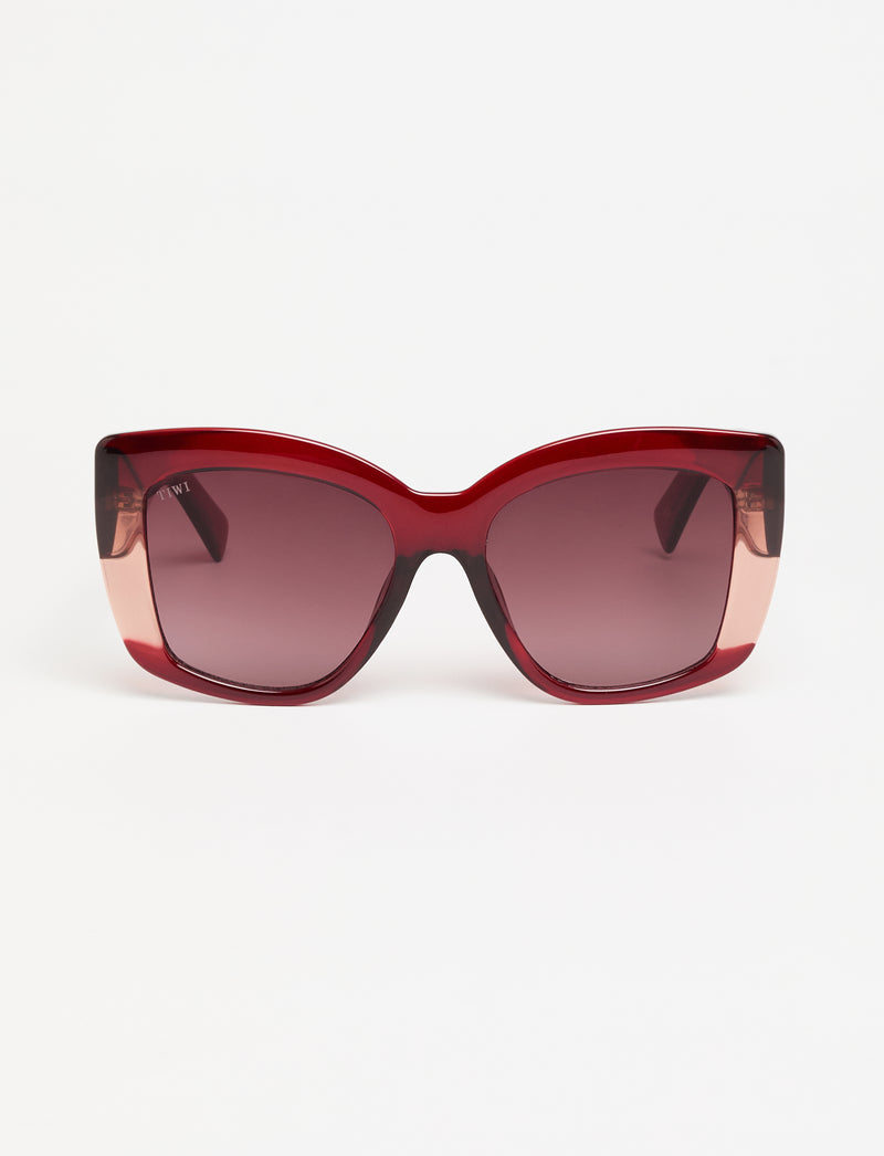 GINEVRA - Shiny Bicolour Red/Pink