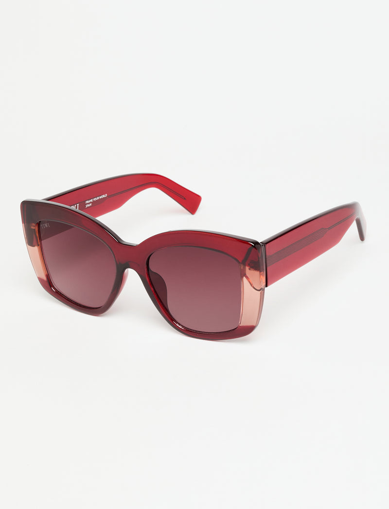 GINEVRA - Shiny Bicolour Red/Pink