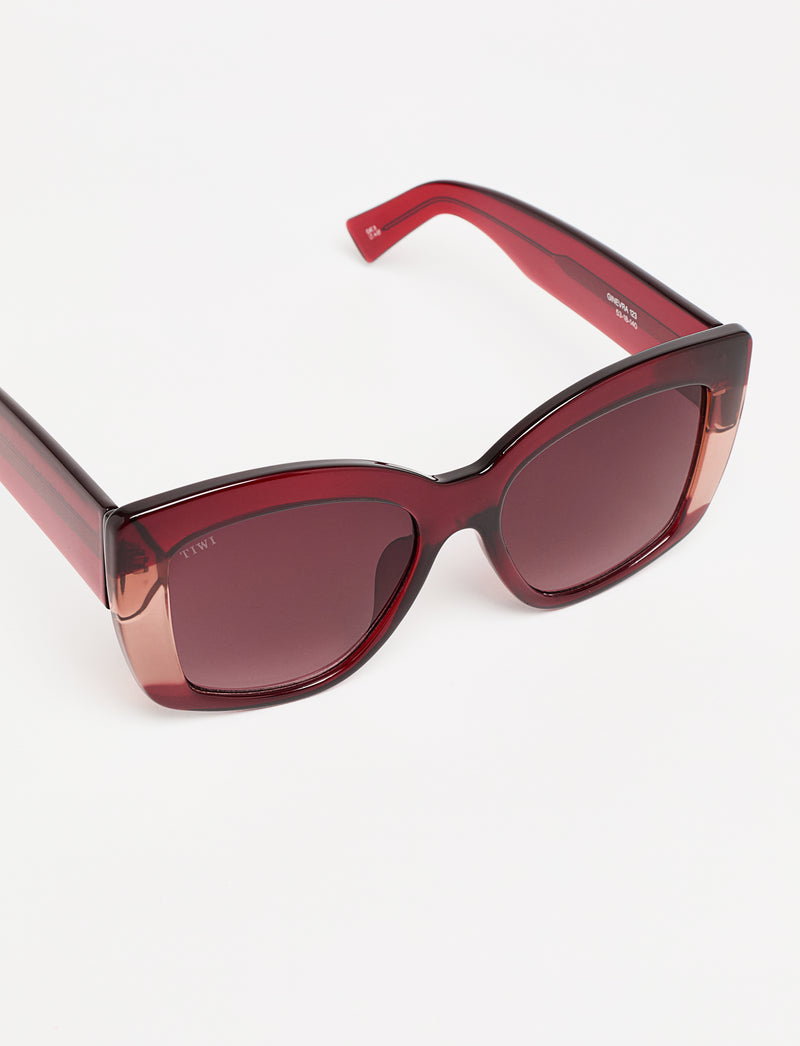 GINEVRA - Shiny Bicolour Red/Pink