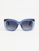 GINEVRA - Tricolor Shiny Blue/Light Blue/Beige