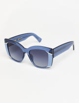 GINEVRA - Tricolor Shiny Blue/Light Blue/Beige