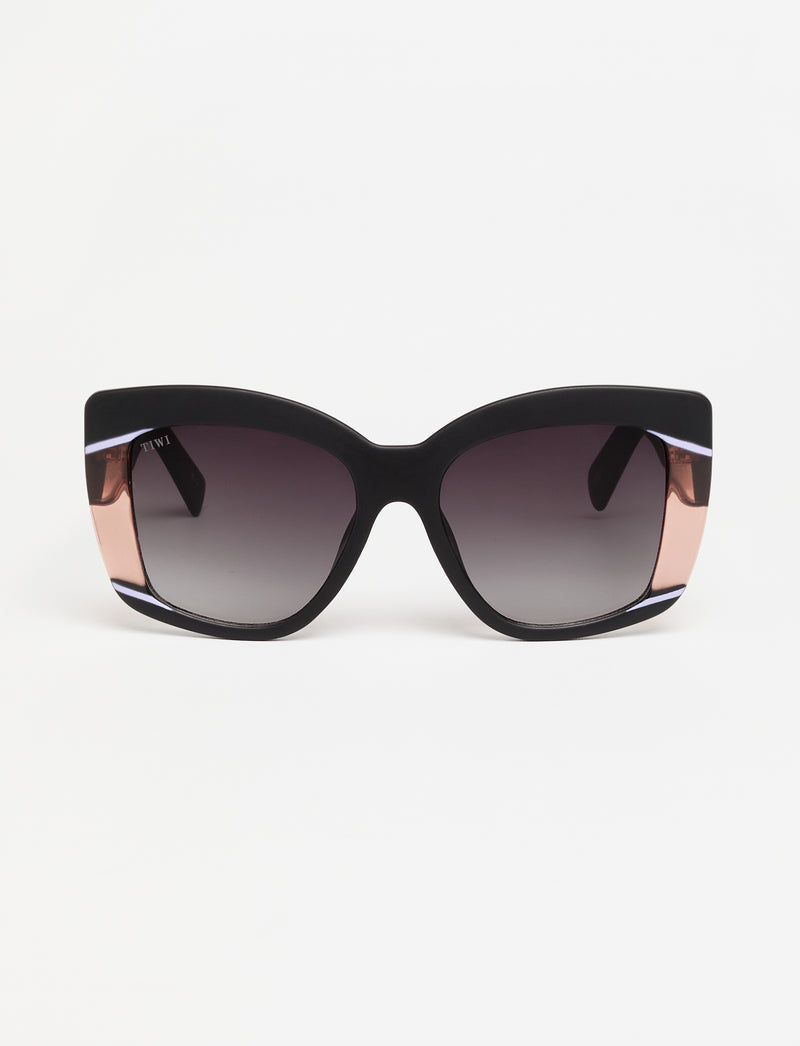 GINEVRA - Rubber Tricolour Black/Pink/Violet