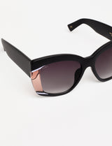 GINEVRA - Rubber Tricolour Black/Pink/Violet