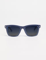JULES - Shiny solid Dark blue/ Cristal Blue Polarized