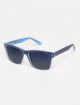 JULES - Shiny solid Dark blue/ Cristal Blue Polarized
