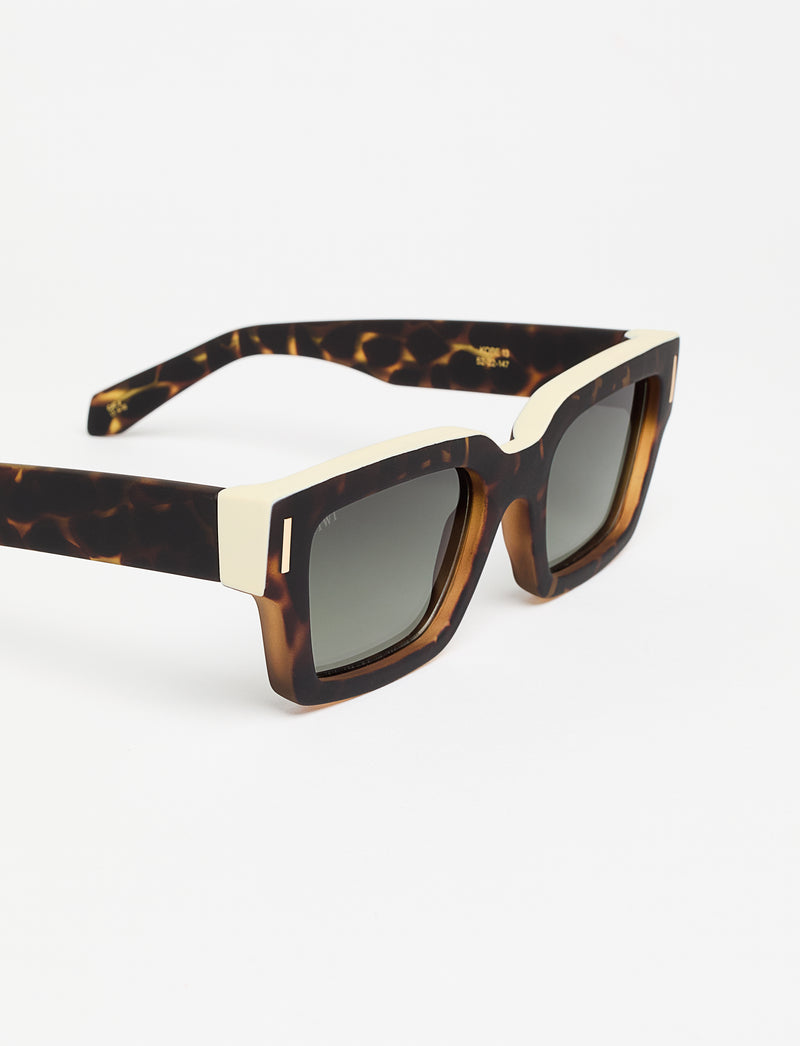 KOBE - Rubber Vintage Tortoise/Beige top line