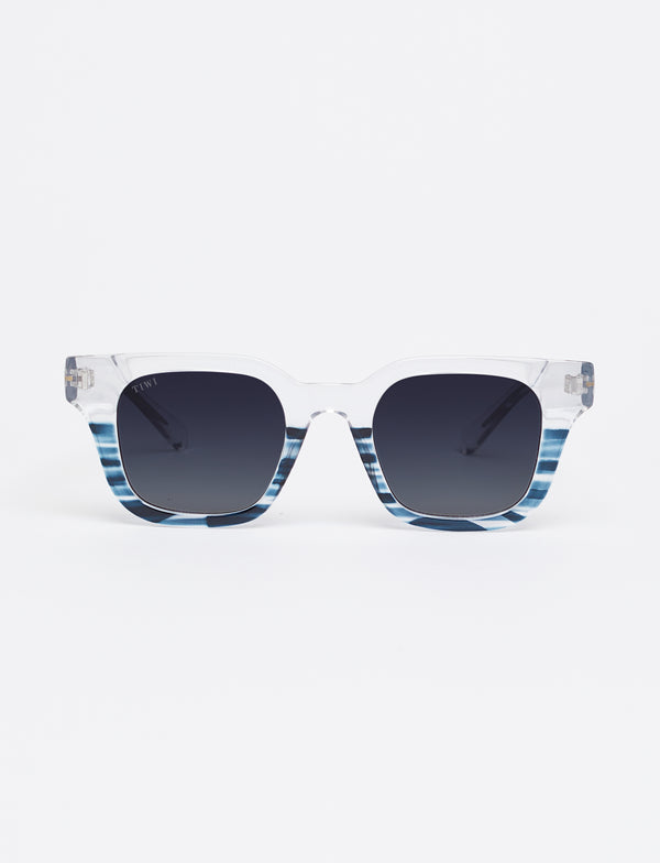 LIO - Shiny Transparent /Gradient Stripe Blue
