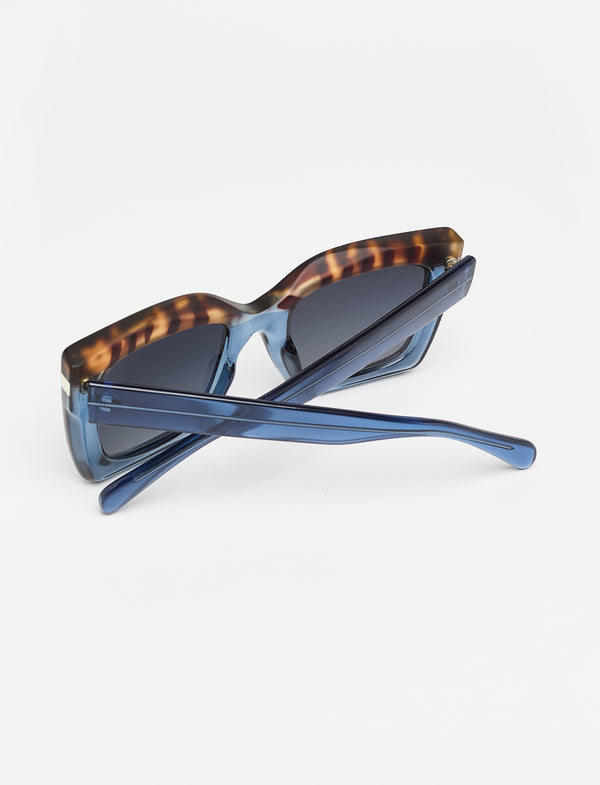 MALI - Tricolor Vintage Tortoise/Blue/Beige