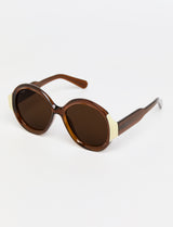 MARVEL - Shiny Cognac / Beige