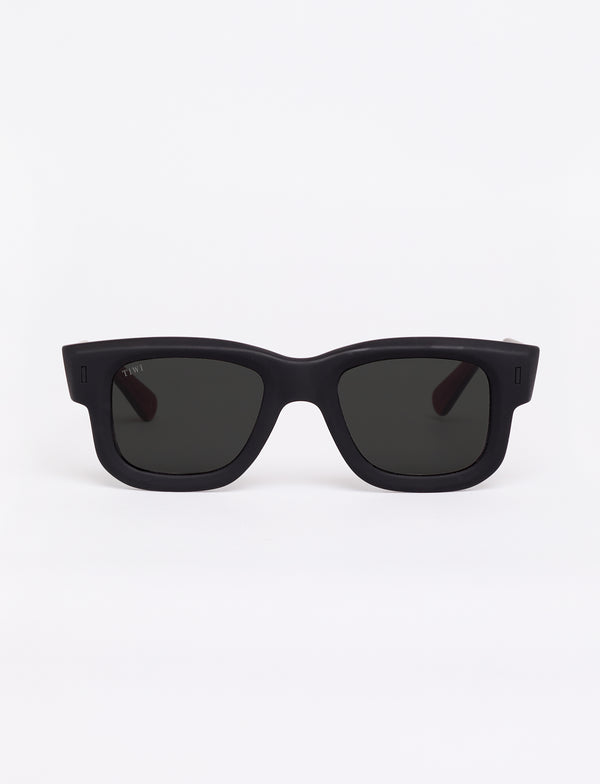 NICO - Rubber Black / Red Temples