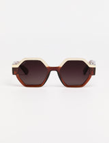 VALETTE - Shiny Caramel / Beige topline Polarized