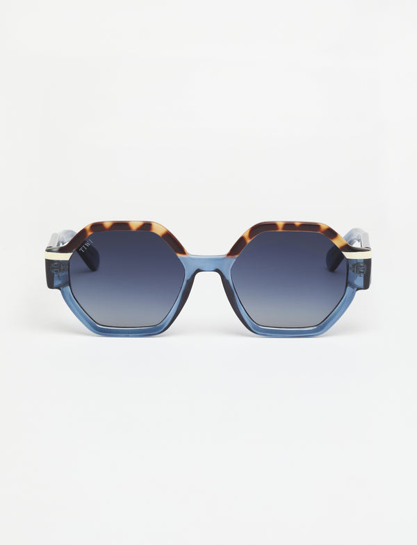 VALETTE - Tricolor Vintage Tortoise/Blue/Beige